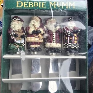 Debbie Mumm Santa Cheese Spreaders Set